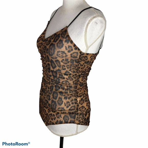 Code X Mode Small‎ Animal Print Sheer Bodysuit - Picture 5 of 8